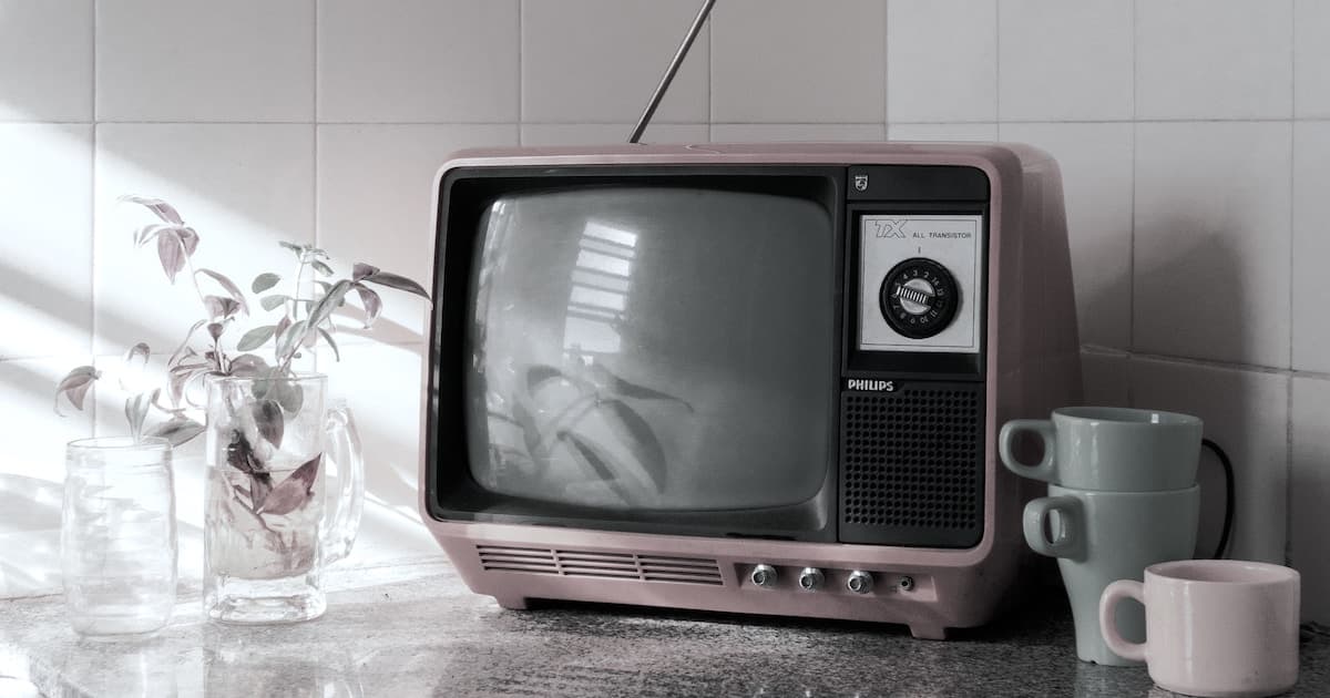 古いテレビ　TV